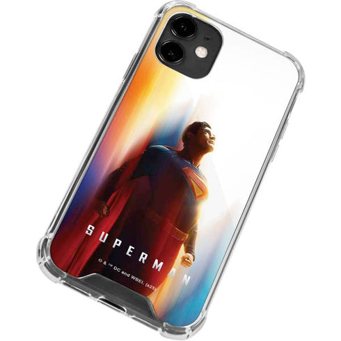 Superman 2025 Man of Steel Ascension Heroic Glow iPhone 12 Clear Case
