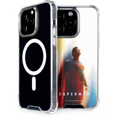 Superman 2025 Man of Steel Ascension Heroic Glow iPhone 13 Pro Max MagSafe Case