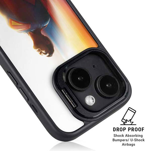 Superman 2025 Man of Steel Ascension Heroic Glow iPhone 14 Kickstand Case