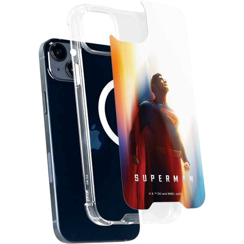 Superman 2025 Man of Steel Ascension Heroic Glow iPhone 14 MagSafe Case