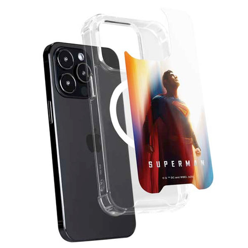 Superman 2025 Man of Steel Ascension Heroic Glow iPhone 14 Pro Max MagSafe Case