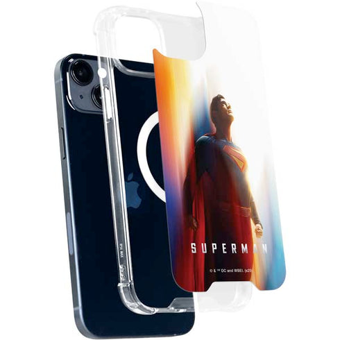 Superman 2025 Man of Steel Ascension Heroic Glow iPhone 15 Plus MagSafe Case
