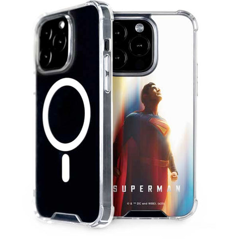 Superman 2025 Man of Steel Ascension Heroic Glow iPhone 15 Pro MagSafe Case