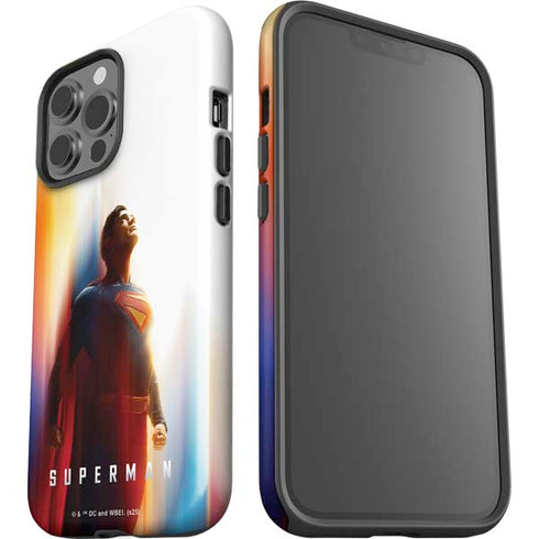 Superman 2025 Man of Steel Ascension Heroic Glow iPhone 15 Pro Max Impact Case