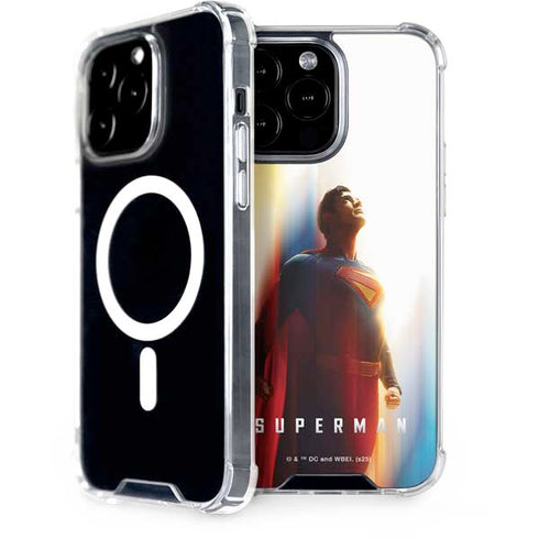 Superman 2025 Man of Steel Ascension Heroic Glow iPhone 15 Pro Max MagSafe Case