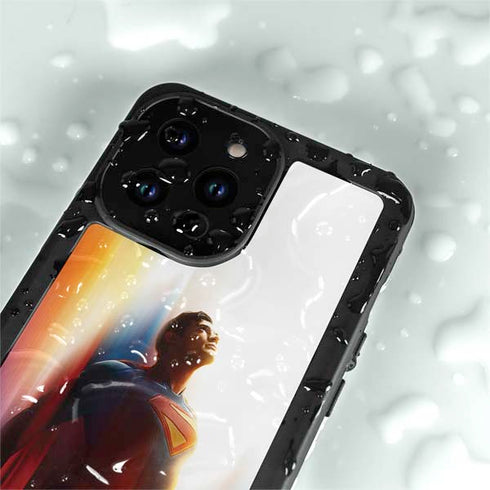 Superman 2025 Man of Steel Ascension Heroic Glow iPhone 15 Pro Waterproof Case