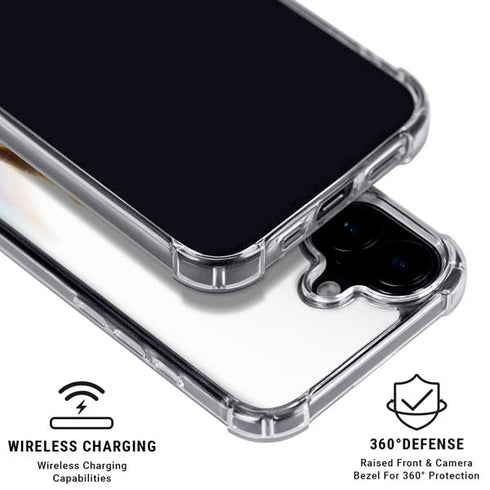 Superman 2025 Man of Steel Ascension Heroic Glow iPhone 16 Clear Case