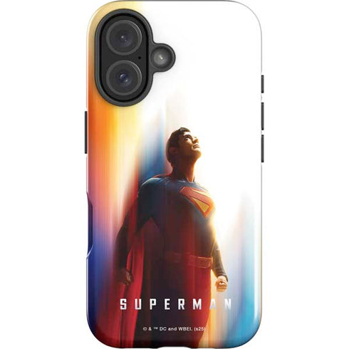 Superman 2025 Man of Steel Ascension Heroic Glow iPhone 16 Impact Case