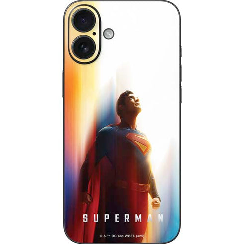 Superman 2025 Man of Steel Ascension Heroic Glow iPhone 16 Plus Skin