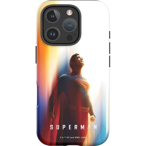 Superman 2025 Man of Steel Ascension Heroic Glow iPhone 16 Pro Impact Case