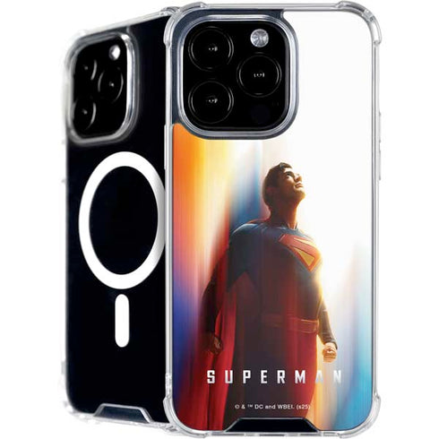 Superman 2025 Man of Steel Ascension Heroic Glow iPhone 16 Pro MagSafe Case