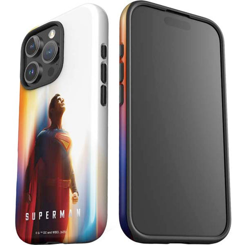 Superman 2025 Man of Steel Ascension Heroic Glow iPhone 16 Pro Max Impact Case