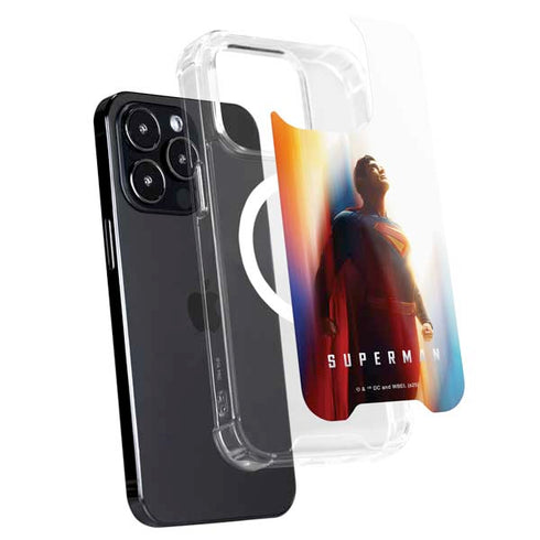 Superman 2025 Man of Steel Ascension Heroic Glow iPhone 16 Pro Max MagSafe Case