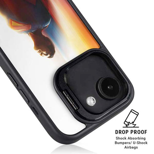 Superman 2025 Man of Steel Ascension Heroic Glow iPhone 16e Kickstand Case