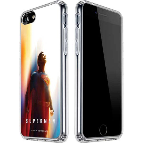 Superman 2025 Man of Steel Ascension Heroic Glow iPhone SE (2nd & 3rd Gen) Clear Case