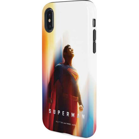Superman 2025 Man of Steel Ascension Heroic Glow iPhone X Pro Case