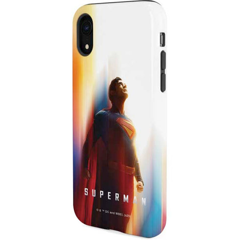 Superman 2025 Man of Steel Ascension Heroic Glow iPhone XR Pro Case