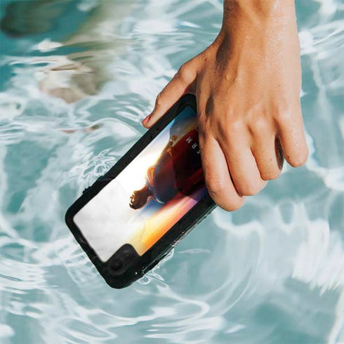 Superman 2025 Man of Steel Ascension Heroic Glow iPhone XR Waterproof Case