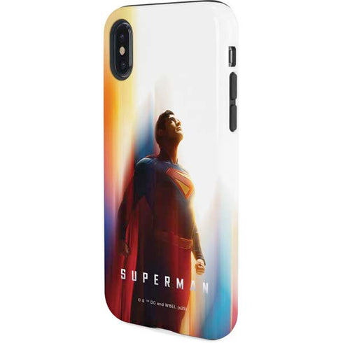 Superman 2025 Man of Steel Ascension Heroic Glow iPhone XS Pro Case
