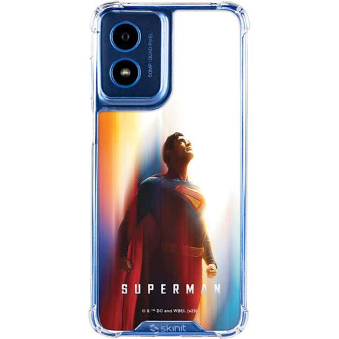 Superman 2025 Man of Steel Ascension Heroic Glow Moto G 5G (2024) Clear Case