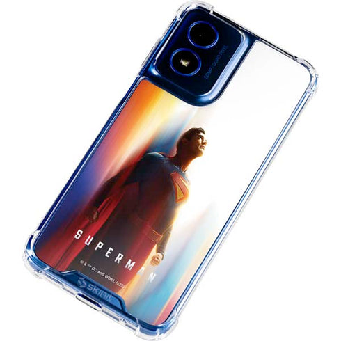 Superman 2025 Man of Steel Ascension Heroic Glow Moto G 5G (2024) Clear Case