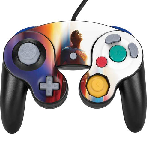 Superman 2025 Man of Steel Ascension Heroic Glow Nintendo GameCube Controller Skin