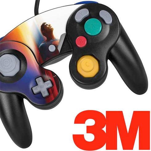 Superman 2025 Man of Steel Ascension Heroic Glow Nintendo GameCube Controller Skin