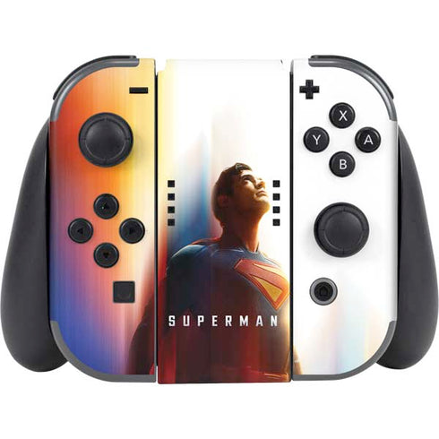 Superman 2025 Man of Steel Ascension Heroic Glow Nintendo Switch (2017-2021) Joy-Con Controller Skin