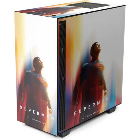 Superman 2025 Man of Steel Ascension Heroic Glow NZXT H510 Compact ATX Mid-Tower Case Skin