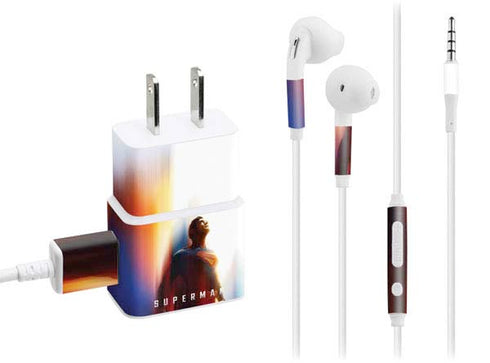 Superman 2025 Man of Steel Ascension Heroic Glow Phone Charger Skin