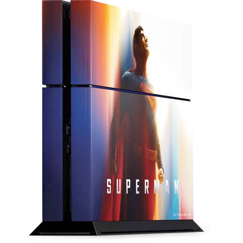 Superman 2025 Man of Steel Ascension Heroic Glow PS4 Console Skin