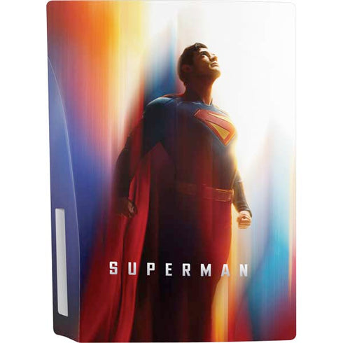 Superman 2025 Man of Steel Ascension Heroic Glow PS5 Console Skin