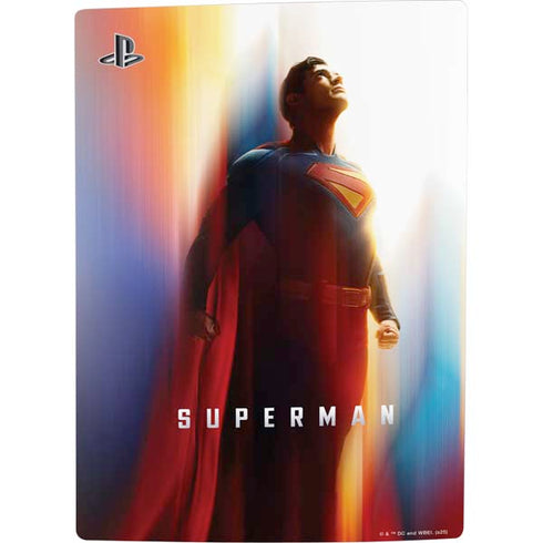 Superman 2025 Man of Steel Ascension Heroic Glow PS5 Digital Edition Console Skin