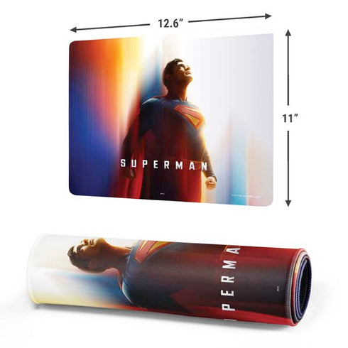 Superman 2025 Man of Steel Ascension Heroic Glow Gaming Mouse Pad