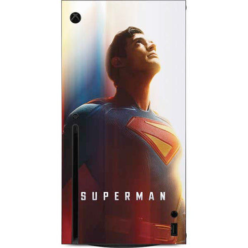 Superman 2025 Man of Steel Ascension Heroic Glow Xbox Series X Console Skin