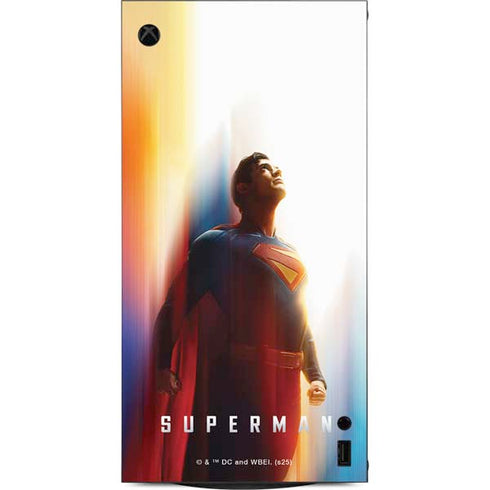 Superman 2025 Man of Steel Ascension Heroic Glow XBox Series X Digital Edition Console Skin
