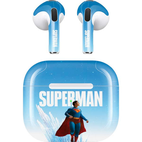 Superman 2025 Fortress of Solitude Classic Rise Apple AirPods (3rd Gen 2021) Skin