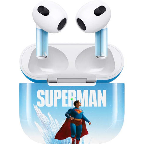 Superman 2025 Fortress of Solitude Classic Rise Apple AirPods (3rd Gen 2021) Skin