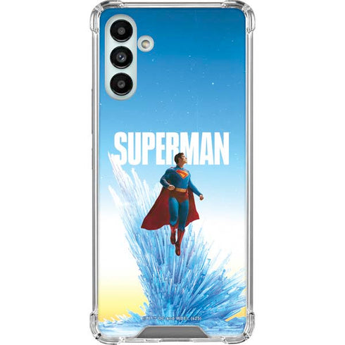 Superman 2025 Fortress of Solitude Classic Rise Galaxy A13 5G Clear Case