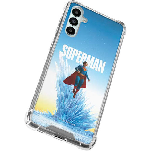 Superman 2025 Fortress of Solitude Classic Rise Galaxy A15 5G Clear Case