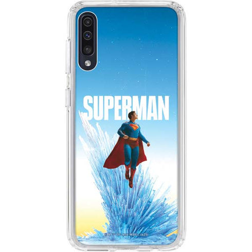 Superman 2025 Fortress of Solitude Classic Rise Galaxy A50 Clear Case