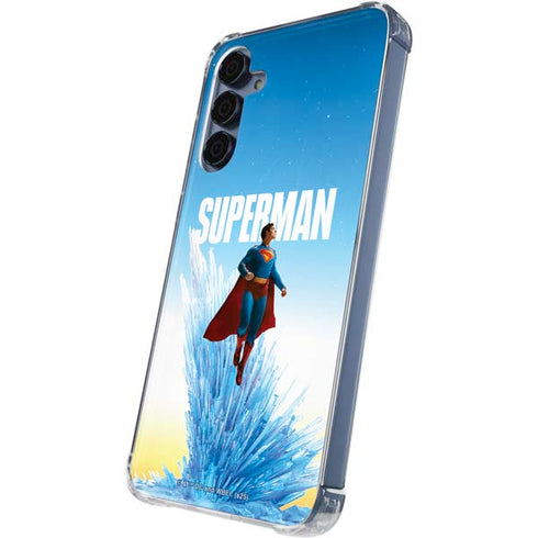 Superman 2025 Fortress of Solitude Classic Rise Galaxy A55 5G Clear Case