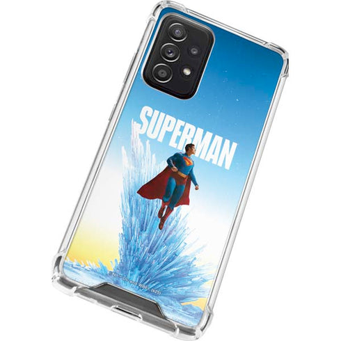 Superman 2025 Fortress of Solitude Classic Rise Galaxy A72 5G Clear Case