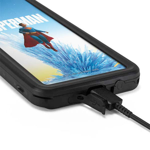 Superman 2025 Fortress of Solitude Classic Rise Galaxy S20 Waterproof Case