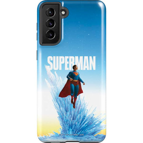 Superman 2025 Fortress of Solitude Classic Rise Galaxy S21 FE Pro Case