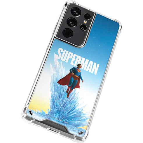 Superman 2025 Fortress of Solitude Classic Rise Galaxy S21 Ultra 5G Clear Case