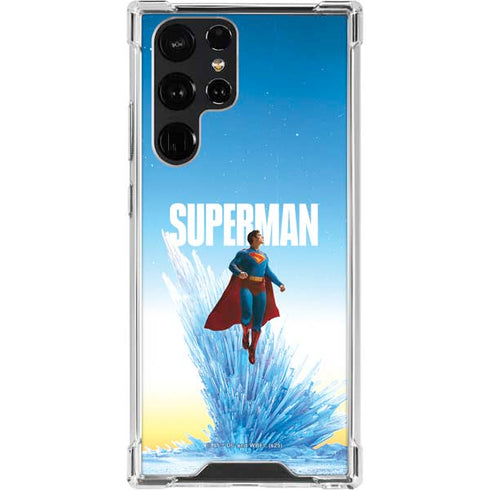 Superman 2025 Fortress of Solitude Classic Rise Galaxy S22 Ultra Clear Case