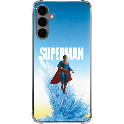 Superman 2025 Fortress of Solitude Classic Rise Galaxy S24 Plus Clear Case