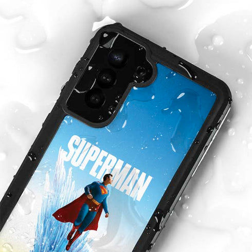 Superman 2025 Fortress of Solitude Classic Rise Galaxy S24 Plus Waterproof Case