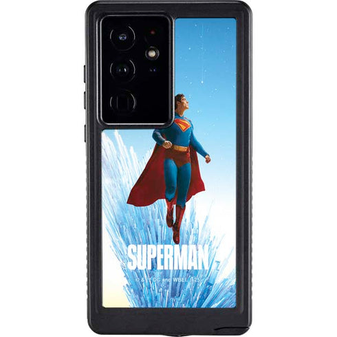 Superman 2025 Fortress of Solitude Classic Rise Galaxy S24 Ultra Waterproof Case